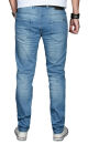 Alessandro Salvarini Herren Jeans Hellblau Regular Slim O-026 W31 L30
