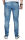 Alessandro Salvarini Herren Jeans Hellblau Regular Slim O-026 W34 L30