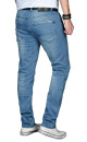Alessandro Salvarini Herren Jeans Hellblau Regular Slim O-026 W36 L30