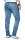 Alessandro Salvarini Herren Jeans Hellblau Regular Slim O-026 W38 L30