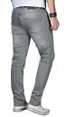 Alessandro Salvarini Herren Jeans Hellgrau Regular Slim O-029 W30 L34
