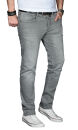Alessandro Salvarini Herren Jeans Hellgrau Regular Slim O-029 W33 L34