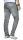 Alessandro Salvarini Herren Jeans Hellgrau Regular Slim O-029 W38 L34