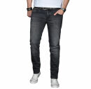 Alessandro Salvarini Herren Jeans Dunkelgrau Regular Slim...