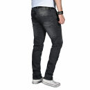 Alessandro Salvarini Herren Jeans Dunkelgrau Regular Slim...