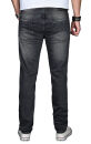 Alessandro Salvarini Herren Jeans Dunkelgrau Regular Slim O-030 W36 L34