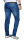 Alessandro Salvarini Herren Jeans Blau Regular Slim O-033 W32 L36