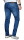Alessandro Salvarini Herren Jeans Blau Regular Slim O-033 W36 L30