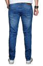Alessandro Salvarini Herren Jeans Blau Regular Slim O-033 W38 L36