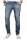 Alessandro Salvarini Designer Herren Jeans Hose Blau Regular Slim O-041 W34 L36