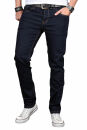 Alessandro Salvarini Designer Herren Jeans Hose Night...