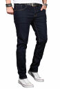 Alessandro Salvarini Designer Herren Jeans Hose Night...