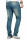 Alessandro Salvarini Designer Herren Jeans Hose Hellblau Regular Slim O043 W32 L30