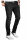 Alessandro Salvarini Designer Herren Jeans Hose Schwarz Regular Slim O044
