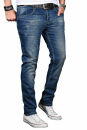 Alessandro Salvarini Designer Herren Jeans Hose...