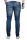 Alessandro Salvarini Designer Herren Jeans Hose Mittelblau Regular Slim O045