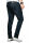 Alessandro Salvarini Designer Herren Jeans Hose Dunkelblau Regular Slim O047