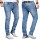 Alessandro Salvarini Designer Herren Jeans Hose Hellblau Regular Slim O048 W30 L34