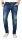 Alessandro Salvarini Designer Herren Jeans Hose Dunkelblau Regular Slim O052 W29 L30