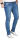 Alessandro Salvarini Designer Herren Jeans Hose Hellblau Regular Slim O053 W33 L36