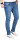 Alessandro Salvarini Designer Herren Jeans Hose Hellblau Regular Slim O053 W38 L30