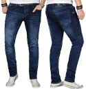 Alessandro Salvarini Designer Herren Jeans Hose...