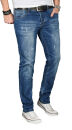 Alessandro Salvarini Designer Herren Jeans Hose...