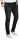 Alessandro Salvarini Designer Herren Jeans Hose Schwarz Regular Slim O056