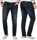 Alessandro Salvarini Designer Herren Jeans Hose...