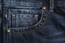 Alessandro Salvarini Herren Jeans Dunkelblau gerades Bein O-210 W33 L34