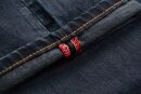 Alessandro Salvarini Herren Jeans Dunkelblau gerades Bein O-210 W36 L36
