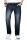 Alessandro Salvarini Herren Jeans Dunkelblau gerades Bein O-210 W36 L36