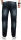 Alessandro Salvarini Herren Jeans Dunkelblau gerades Bein O-210 W36 L36