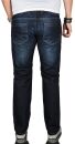 Alessandro Salvarini Herren Jeans Night Blue Gerades Bein O-061 W32 L30