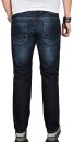 Alessandro Salvarini Herren Jeans Night Blue Gerades Bein O-061 W32 L32