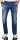 Alessandro Salvarini Herren Jeans Mittelblau Gerades Bein O-063 W31 L30