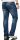 Alessandro Salvarini Herren Jeans Blau Used Gerades Bein O-064 W31 L34