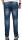 Alessandro Salvarini Herren Jeans Blau Used Gerades Bein O-064 W32 L36