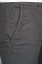 Maurelio Modriano Herren Designer Chino Stoff Hose Regular Slim MM-002 Anthrazit W33 L30 - W33/30