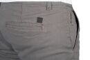 Maurelio Modriano Herren Designer Chino Stoff Hose Regular Slim MM-002 Grau W32 L30 - W32/30