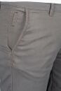 Maurelio Modriano Herren Designer Chino Stoff Hose Regular Slim MM-002 Grau W32 L32 - W32/32