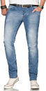 Alessandro Salvarini Herren Jeans Hellblau Regular Slim...