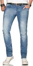 Alessandro Salvarini Herren Jeans Hellblau Regular Slim O-080 W29 L30