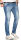 Alessandro Salvarini Herren Jeans Hellblau Regular Slim O-080 W30 L30