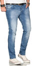 Alessandro Salvarini Herren Jeans Hellblau Regular Slim O-080 W31 L30