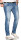 Alessandro Salvarini Herren Jeans Hellblau Regular Slim O-080 W32 L36