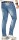 Alessandro Salvarini Herren Jeans Hellblau Regular Slim O-080 W33 L30