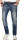 Alessandro Salvarini Herren Jeans Dunkelblau Regular Slim O-081 W29 L32