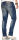 Alessandro Salvarini Herren Jeans Dunkelblau Regular Slim O-081 W29 L32