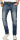 Alessandro Salvarini Herren Jeans Dunkelblau Regular Slim O-081 W30 L30